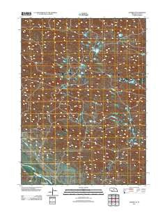 Almeria NE Nebraska Historical topographic map, 1:24000 scale, 7.5 X 7.5 Minute, Year 2011