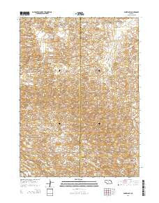 Almeria SW Nebraska Current topographic map, 1:24000 scale, 7.5 X 7.5 Minute, Year 2014