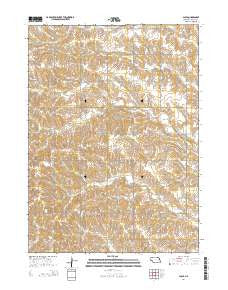 Aloys Nebraska Current topographic map, 1:24000 scale, 7.5 X 7.5 Minute, Year 2014