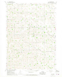 Aloys Nebraska Historical topographic map, 1:24000 scale, 7.5 X 7.5 Minute, Year 1966