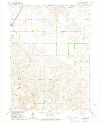 Angora SE Nebraska Historical topographic map, 1:24000 scale, 7.5 X 7.5 Minute, Year 1965