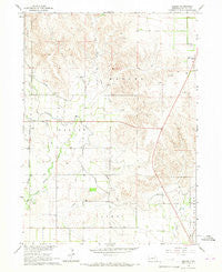 Angora Nebraska Historical topographic map, 1:24000 scale, 7.5 X 7.5 Minute, Year 1965