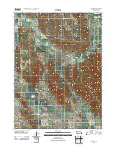 Anselmo Nebraska Historical topographic map, 1:24000 scale, 7.5 X 7.5 Minute, Year 2011