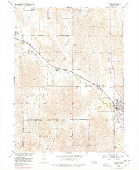Ansley Nebraska Historical topographic map, 1:24000 scale, 7.5 X 7.5 Minute, Year 1951