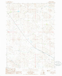 Arabia Nebraska Historical topographic map, 1:24000 scale, 7.5 X 7.5 Minute, Year 1985
