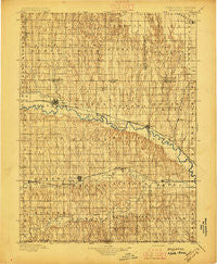Arapahoe Nebraska Historical topographic map, 1:125000 scale, 30 X 30 Minute, Year 1896