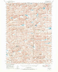 Arthur Nebraska Historical topographic map, 1:62500 scale, 15 X 15 Minute, Year 1949