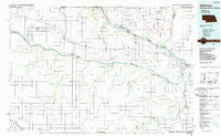 Atkinson Nebraska Historical topographic map, 1:100000 scale, 30 X 60 Minute, Year 1986