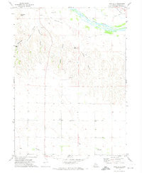 Barn Butte Nebraska Historical topographic map, 1:24000 scale, 7.5 X 7.5 Minute, Year 1971