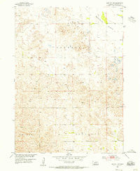 Bartlett NW Nebraska Historical topographic map, 1:24000 scale, 7.5 X 7.5 Minute, Year 1954