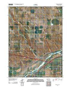 Barton Nebraska Historical topographic map, 1:24000 scale, 7.5 X 7.5 Minute, Year 2010
