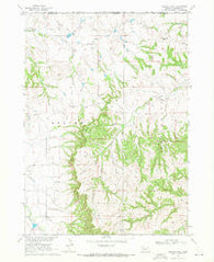Beaver Wall Nebraska Historical topographic map, 1:24000 scale, 7.5 X 7.5 Minute, Year 1969