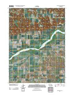 Belgrade SE Nebraska Historical topographic map, 1:24000 scale, 7.5 X 7.5 Minute, Year 2011