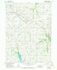 Bennet Nebraska Historical topographic map, 1:24000 scale, 7.5 X 7.5 Minute, Year 1966