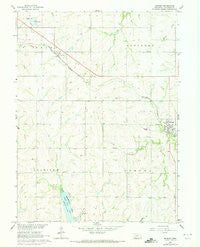 Bennet Nebraska Historical topographic map, 1:24000 scale, 7.5 X 7.5 Minute, Year 1966