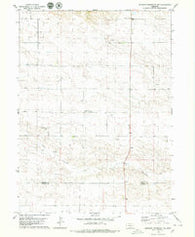 Bennett Reservoir NW Nebraska Historical topographic map, 1:24000 scale, 7.5 X 7.5 Minute, Year 1979