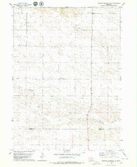 Bennett Reservoir NW Nebraska Historical topographic map, 1:24000 scale, 7.5 X 7.5 Minute, Year 1979