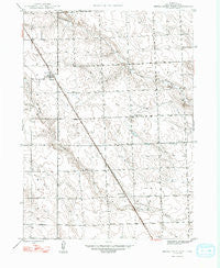 Berea Creek West Nebraska Historical topographic map, 1:24000 scale, 7.5 X 7.5 Minute, Year 1948