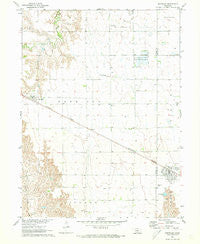 Bertrand Nebraska Historical topographic map, 1:24000 scale, 7.5 X 7.5 Minute, Year 1971