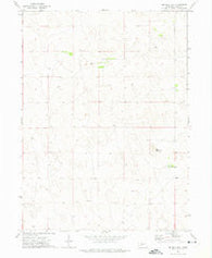 Big Bald Hill Nebraska Historical topographic map, 1:24000 scale, 7.5 X 7.5 Minute, Year 1972