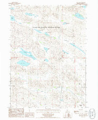 Big Lake Nebraska Historical topographic map, 1:24000 scale, 7.5 X 7.5 Minute, Year 1985
