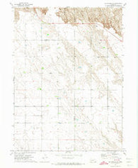 Big Springs NE Nebraska Historical topographic map, 1:24000 scale, 7.5 X 7.5 Minute, Year 1971