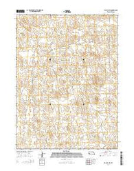Big Bald Hill Nebraska Current topographic map, 1:24000 scale, 7.5 X 7.5 Minute, Year 2014