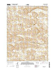 Big Falls Nebraska Current topographic map, 1:24000 scale, 7.5 X 7.5 Minute, Year 2014