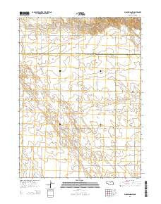 Big Springs NW Nebraska Current topographic map, 1:24000 scale, 7.5 X 7.5 Minute, Year 2014