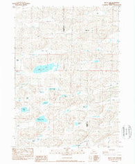 Billys Lake Nebraska Historical topographic map, 1:24000 scale, 7.5 X 7.5 Minute, Year 1989