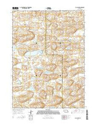 Billys Lake Nebraska Current topographic map, 1:24000 scale, 7.5 X 7.5 Minute, Year 2014