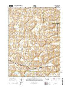 Bingham Nebraska Current topographic map, 1:24000 scale, 7.5 X 7.5 Minute, Year 2014