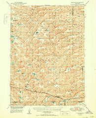 Bingham Nebraska Historical topographic map, 1:62500 scale, 15 X 15 Minute, Year 1950