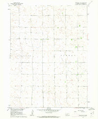 Brandon NE Nebraska Historical topographic map, 1:24000 scale, 7.5 X 7.5 Minute, Year 1961