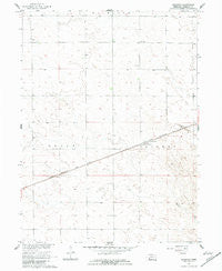 Brandon Nebraska Historical topographic map, 1:24000 scale, 7.5 X 7.5 Minute, Year 1961