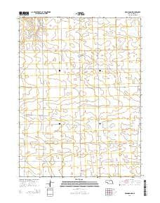 Brandon NW Nebraska Current topographic map, 1:24000 scale, 7.5 X 7.5 Minute, Year 2014