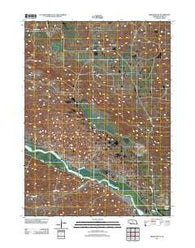 Brewster SE Nebraska Historical topographic map, 1:24000 scale, 7.5 X 7.5 Minute, Year 2011