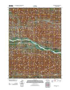 Brewster SW Nebraska Historical topographic map, 1:24000 scale, 7.5 X 7.5 Minute, Year 2011