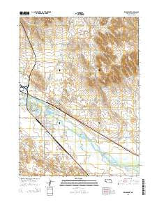 Bridgeport Nebraska Current topographic map, 1:24000 scale, 7.5 X 7.5 Minute, Year 2014