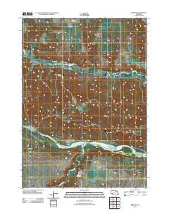 Bristow Nebraska Historical topographic map, 1:24000 scale, 7.5 X 7.5 Minute, Year 2011