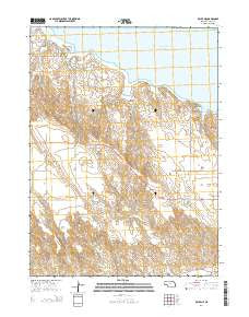 Brule NE Nebraska Current topographic map, 1:24000 scale, 7.5 X 7.5 Minute, Year 2014