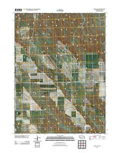 Brule NW Nebraska Historical topographic map, 1:24000 scale, 7.5 X 7.5 Minute, Year 2011
