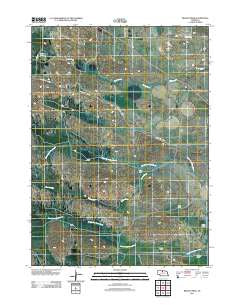 Brush Creek Nebraska Historical topographic map, 1:24000 scale, 7.5 X 7.5 Minute, Year 2011