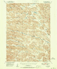 Bull Lake Nebraska Historical topographic map, 1:62500 scale, 15 X 15 Minute, Year 1951
