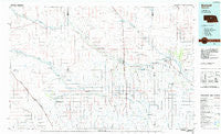 Burwell Nebraska Historical topographic map, 1:100000 scale, 30 X 60 Minute, Year 1985