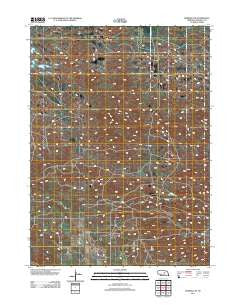 Burwell NE Nebraska Historical topographic map, 1:24000 scale, 7.5 X 7.5 Minute, Year 2011