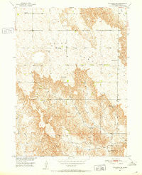Callaway NW Nebraska Historical topographic map, 1:24000 scale, 7.5 X 7.5 Minute, Year 1951