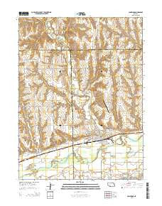 Cambridge Nebraska Current topographic map, 1:24000 scale, 7.5 X 7.5 Minute, Year 2014