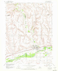 Cambridge Nebraska Historical topographic map, 1:24000 scale, 7.5 X 7.5 Minute, Year 1956