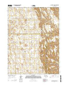 Camp Hayes Lake NE Nebraska Current topographic map, 1:24000 scale, 7.5 X 7.5 Minute, Year 2014